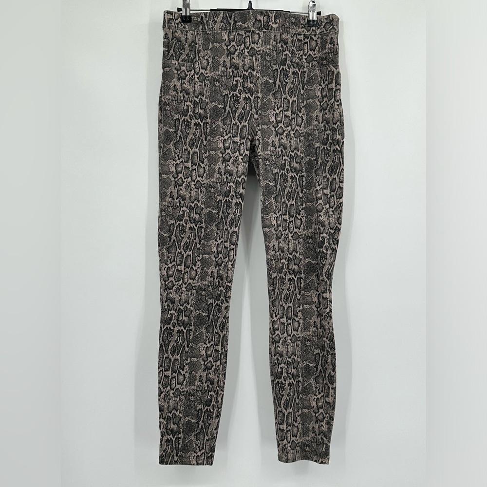 Spanx Snake Skin Print Leggings Size Large H0021